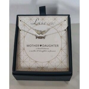 Luxy By CBC Mother Daughter Necklace Set
